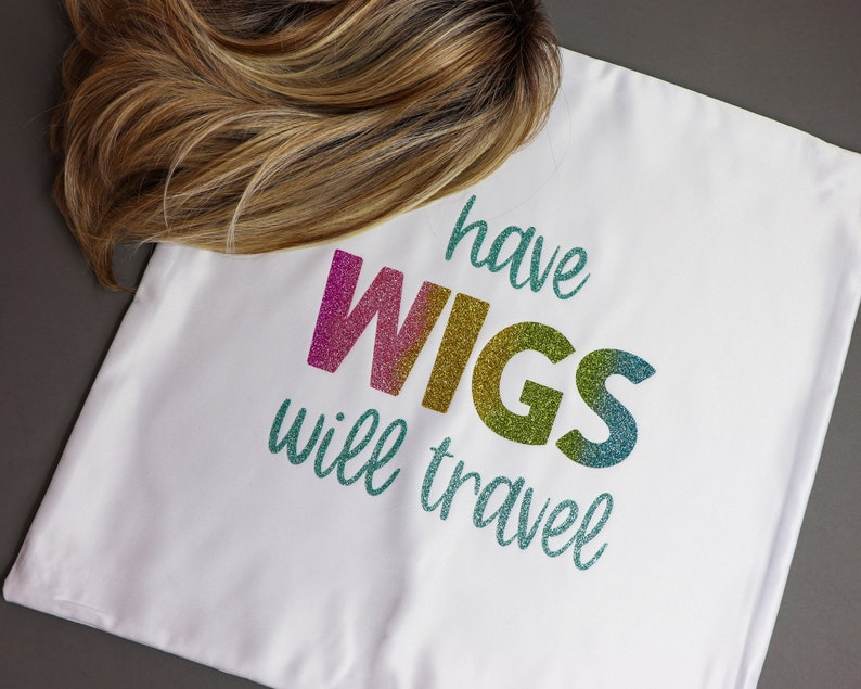 Wig Travel Bag Extension Storage Bag Wig and Topper Travel Bag and Organizer Personalized Travel Bag for Wigs and Extensions image 1
