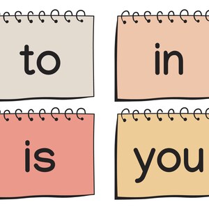 Vocabulary Flash Cards