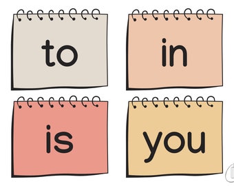 Vocabulary Flash Cards