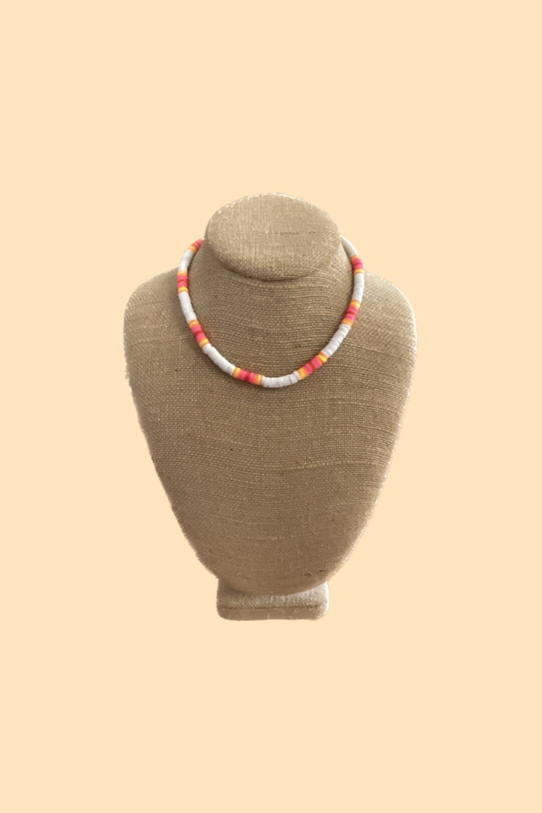 Heishi Clay Bead Necklace CUSTOM Etsy