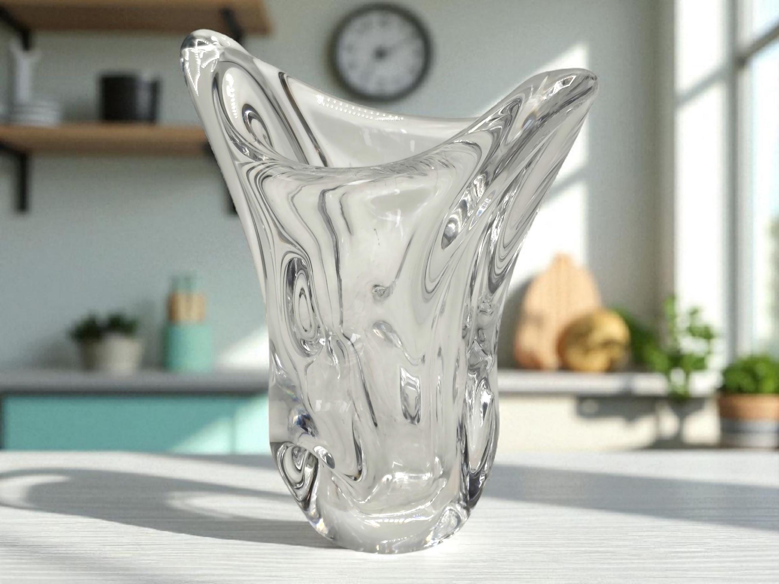 ◆CRISTAL de SERVES FRANCE クリスタル花瓶 フランス製◆ Sevres Crystal - Etsy