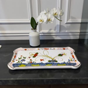 Plateau De Service Céramique Vintage – Déco Campagne Rétro – Fabriqué En France