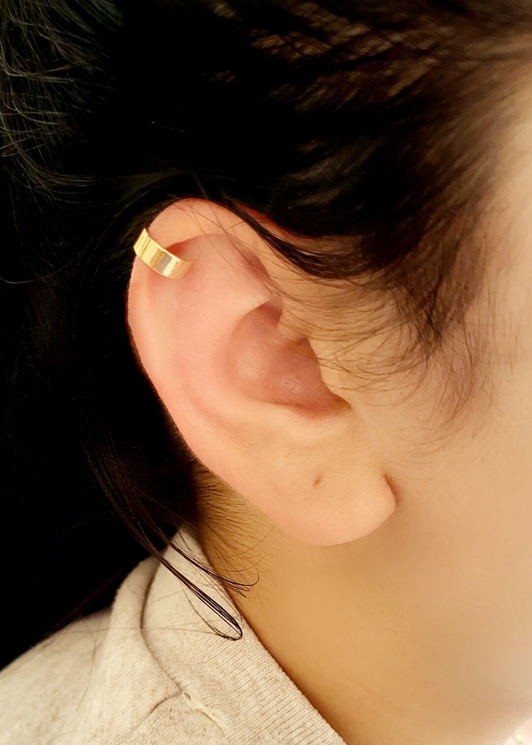 1x Silver/ Gold Unisex Ear Cuff Earrings Cartilage Ear Wrap