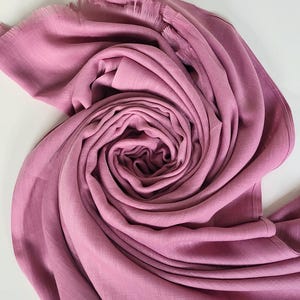 Dusky Pink  Colour Soft Summer Shawl Wedding Bridal Shawl Wrap Elegant Headscarf Stole Hijab