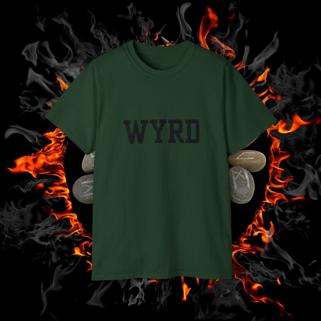 Wyrd Tee Norse Mythology Tshirt Norse Destiny Tshirt Norse Etsy