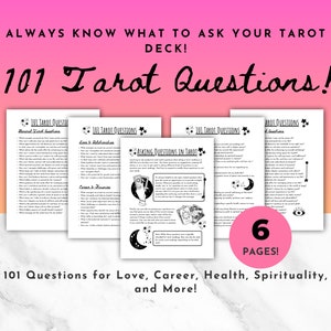 Tarot Journal, Beginner Tarot, Tarot Workbook, Tarot Planner, Tarot Spreads, Learn Tarot, Tarot Journal Printable, Tarot Guidebook