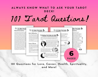 Tarot Journal, Beginner Tarot, Tarot Workbook, Tarot Planner, Tarot Spreads, Learn Tarot, Tarot Journal Printable, Tarot Guidebook
