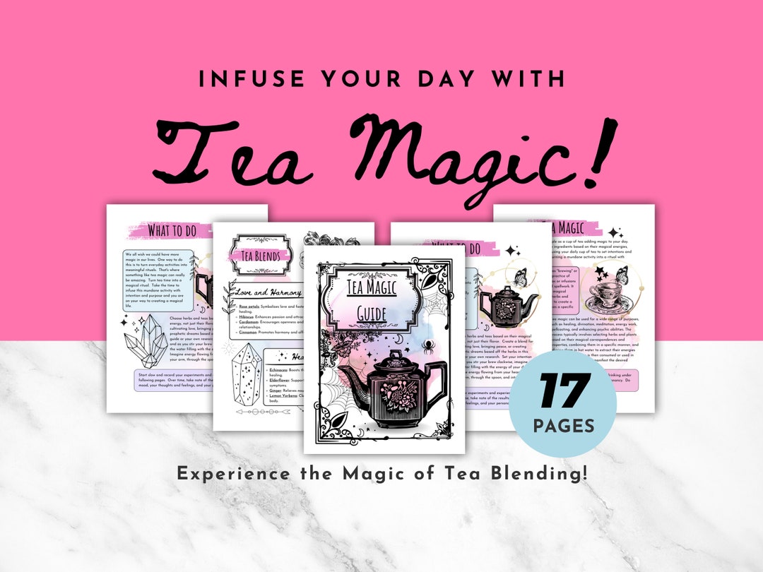 Tea Magic, Book of Shadows Pages, Grimoire Pages, Grimoire Journal ...