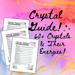 Grimoire Pages, Spell Book Pages, Crystal Magic, Book of Shadows Pages, Grimoire Journal, Spell Casting, Witchcraft Starter Kit