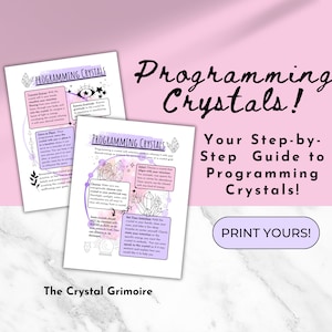 Grimoire Pages, Book of Shadows Pages, Book of Shadows Journal, Crystal Magic, Blank Grimoire, Spell Book Pages, Witchcraft Basics