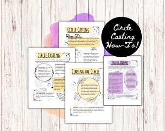Spell Work, Spell Casting, Grimoire Pages, Witchcraft Starter Kit, Spell Book Pages, Grimoire Journal, Blank Grimoire, Book of Shadows Pages