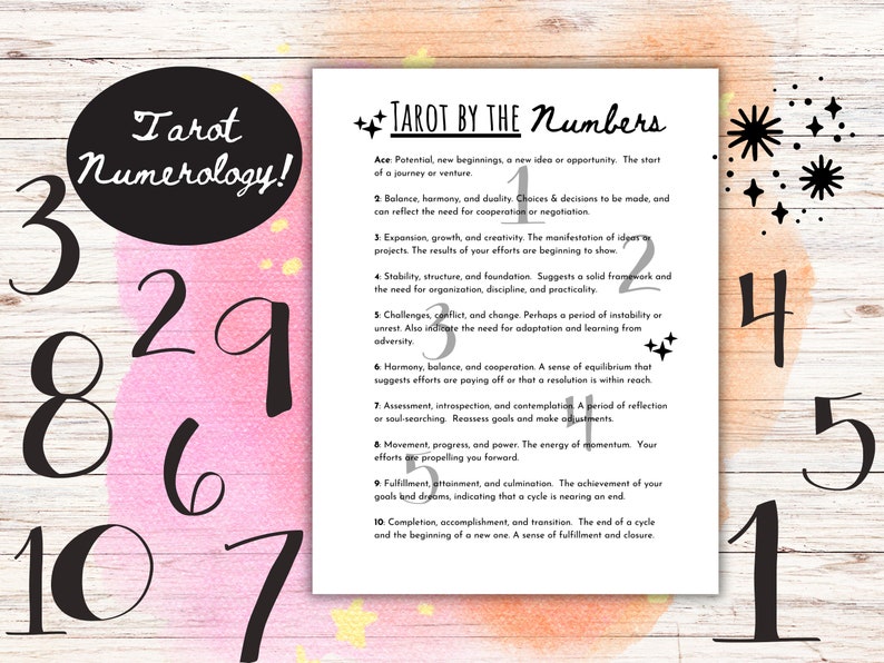 Tarot Journal, Tarot Cheat Sheet, Beginner Tarot, Tarot Study Guide ...