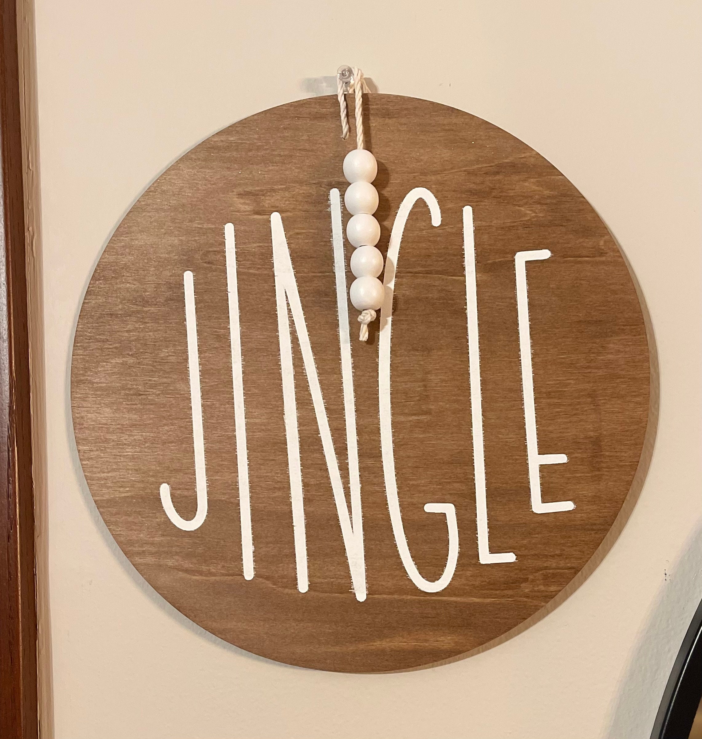 Custom Wooden Circle Round Sign - Etsy