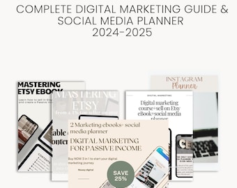 Dominio de los vendedores de Etsy: curso de planificación de redes sociales y marketing digital para productos PLR, haga crecer su negocio en línea