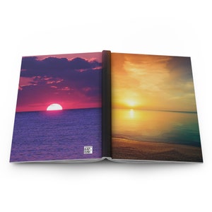 Sunrise/Sunset Hardcover Journal | Boss Gift | Grief Gift | Self-Care Journal | Self-Care Gift | Meaningful Gift for Her | Nature Gift