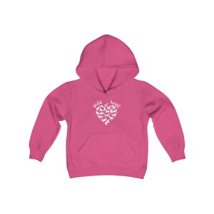Wild at Heart Horse Kids Sweatshirt | Hoodie for Girls | Horse Hoodie Sweatshirt | Gift for Horse Lover | Toddler Girls Sweatshirt