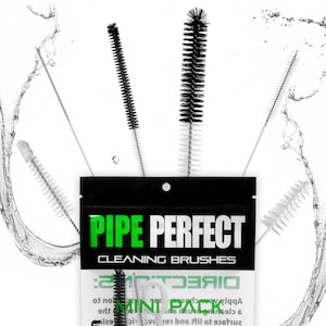 Mini - Pipe Perfect Cleaning Brush Pack - Small Size - Variety Brush Set, Nylon Pipe Tube Cleaner - Set of 6