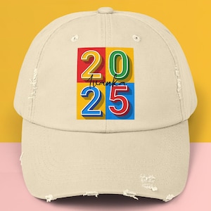 Custom Grad 2025 Hat, Senior Class of 2025 Gift