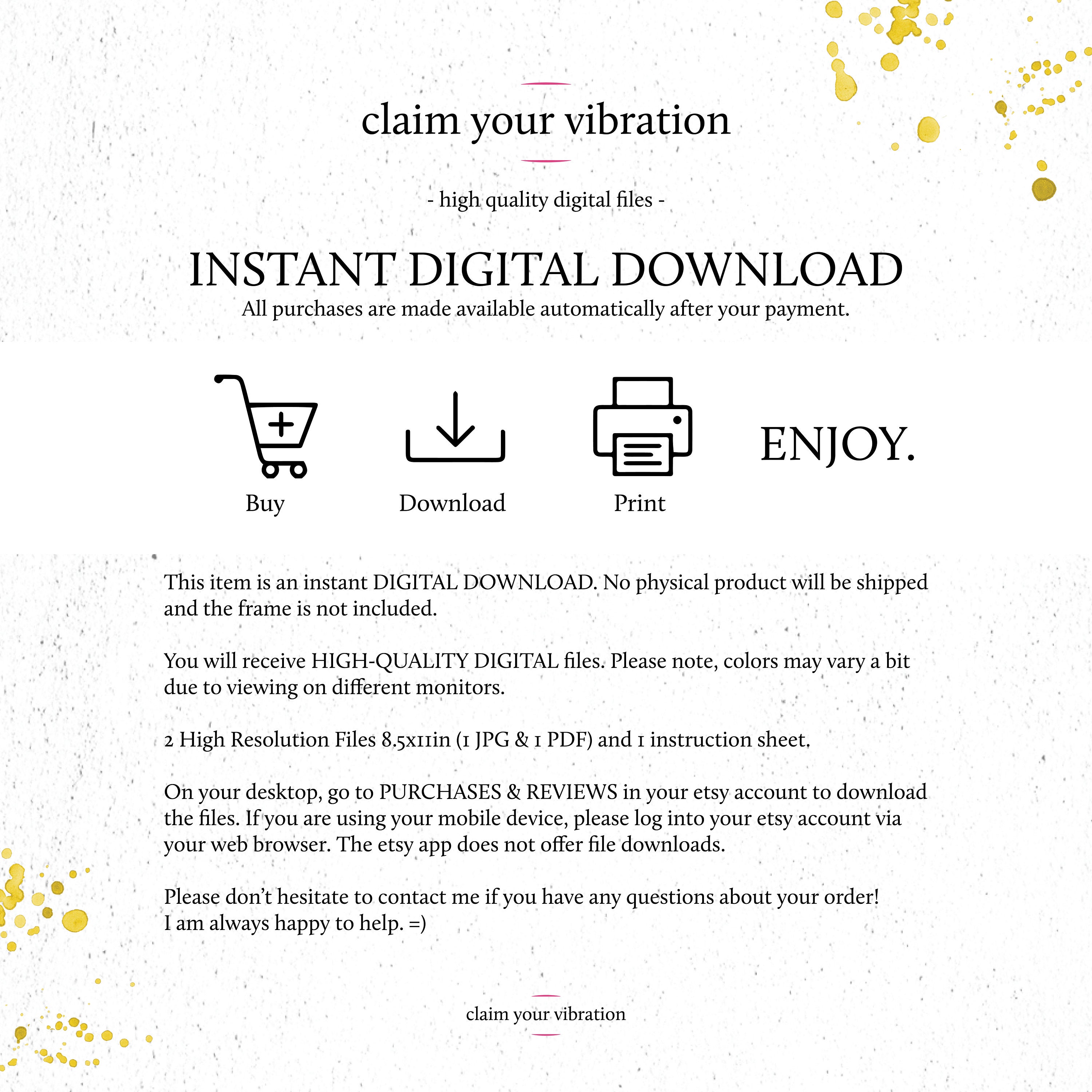 Chakra Guide Printable Etsy