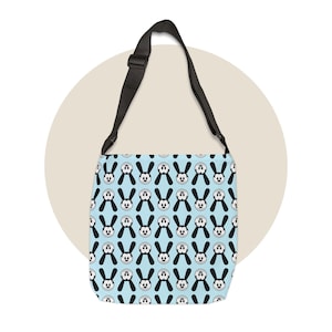 Oswald The Lucky Rabbit Tote Bag, gift for Oswald fan, unique colorful bag, fun book bag, Oswald shoulder bag, Oswald purse, character bag