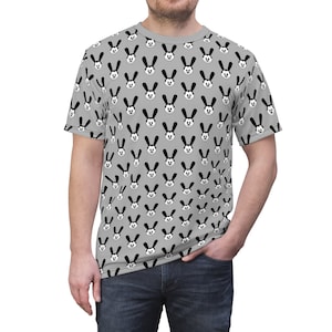 Oswald the Lucky Rabbit Shirt, Oswald Shirt, All Over Print T- Shirt