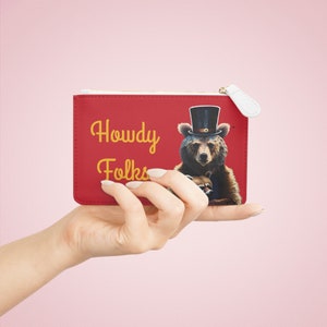 Country Bear Henry and his pal Sammy Clutch Bag