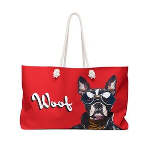 Boston Terrier Lover Weekender Bag