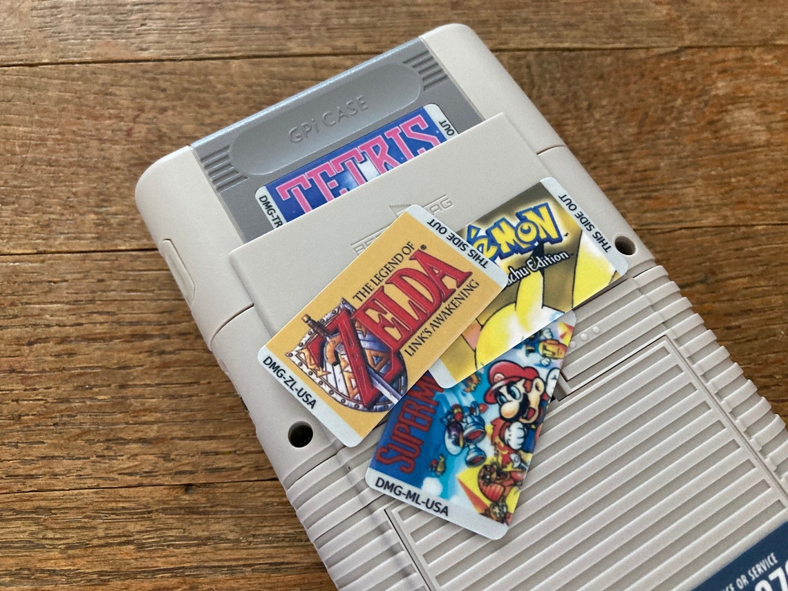 Gameboy Cartridge Labels for Retroflag Gpi Case 2W Etsy