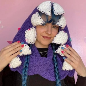 Jinx Inspired Hood | Cosplay Hood Inspired by Arcane | Handmade Costume Hood