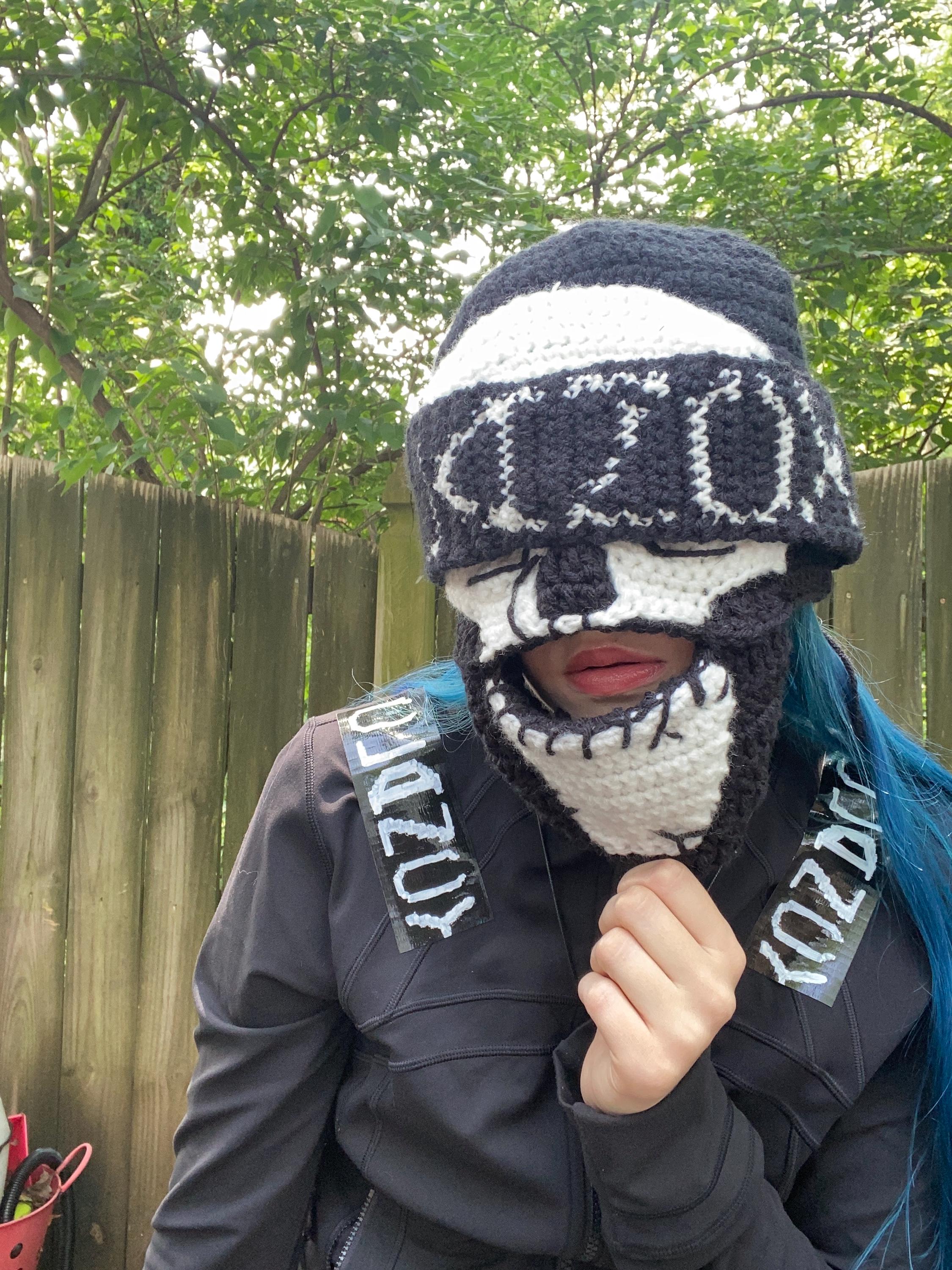 Twenty One Pilots Inspired Breach Mask | Crochet Skull Beanie