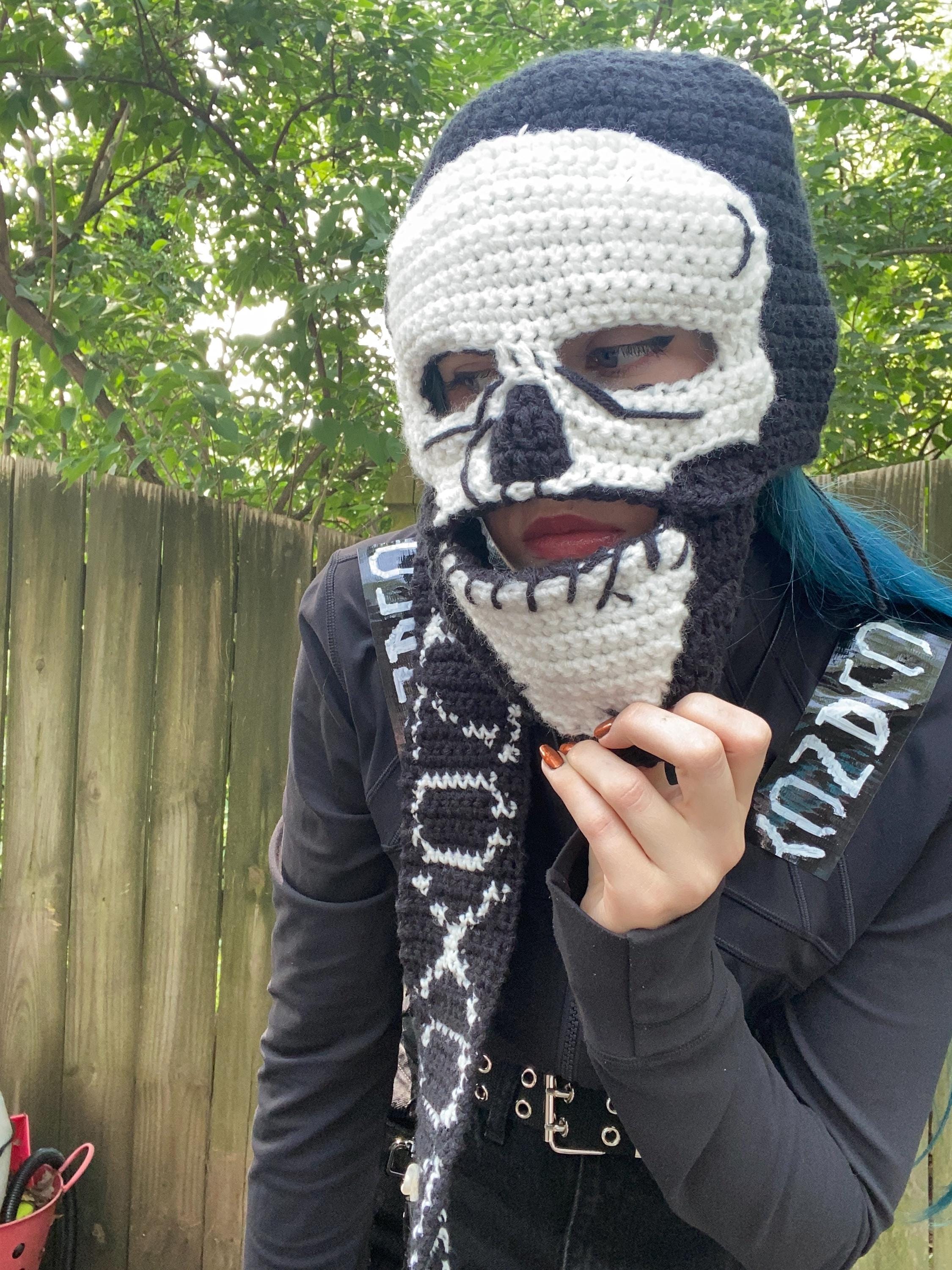 帽子 iver and isla bouquet balaclava Twenty One Pilots Inspired Breach Mask | Crochet Skull Beanie