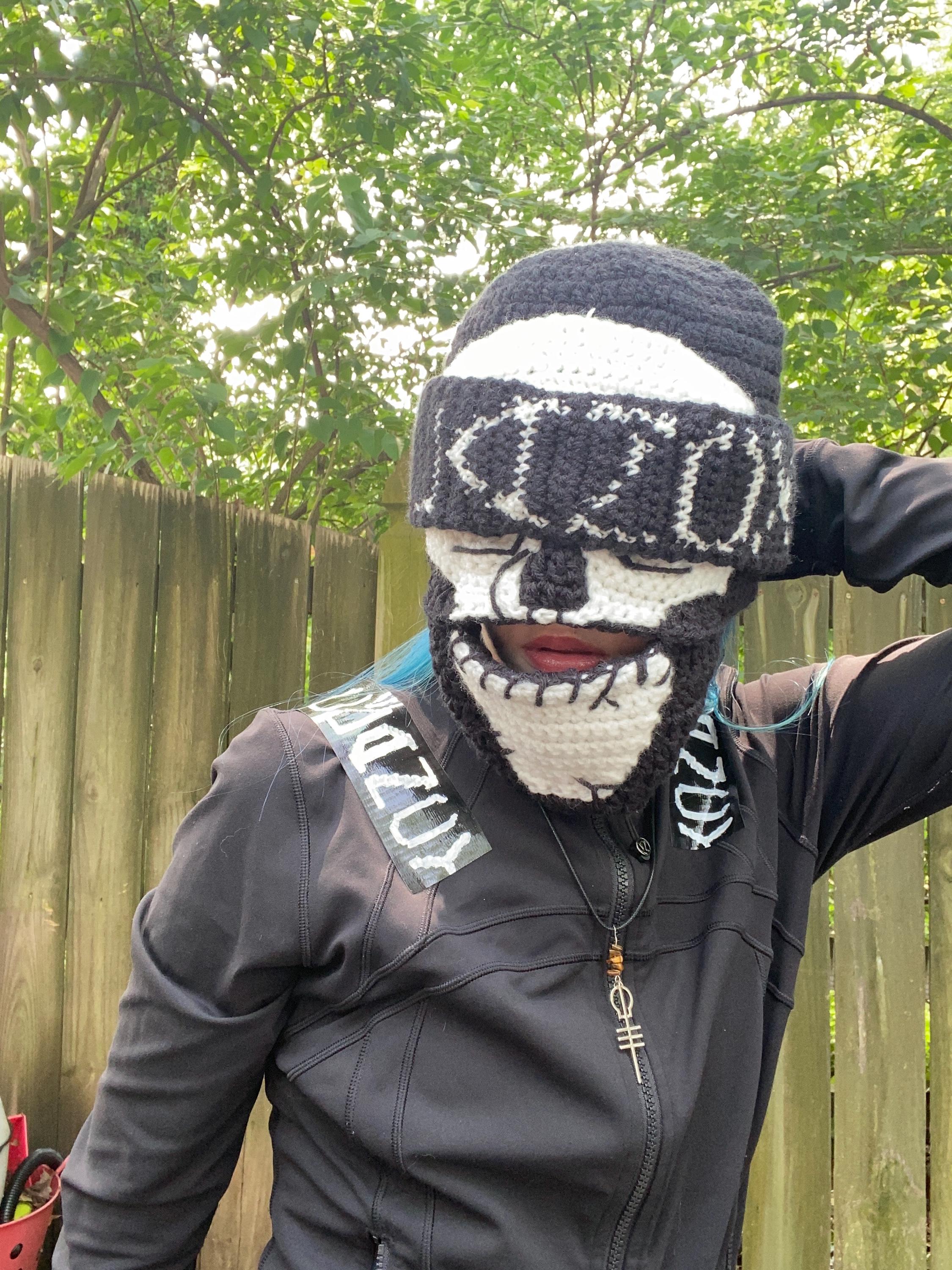 Twenty One Pilots Inspired Breach Mask | Crochet Skull Beanie