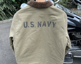 US NAVY - N1 Deck Jacket - Khaki