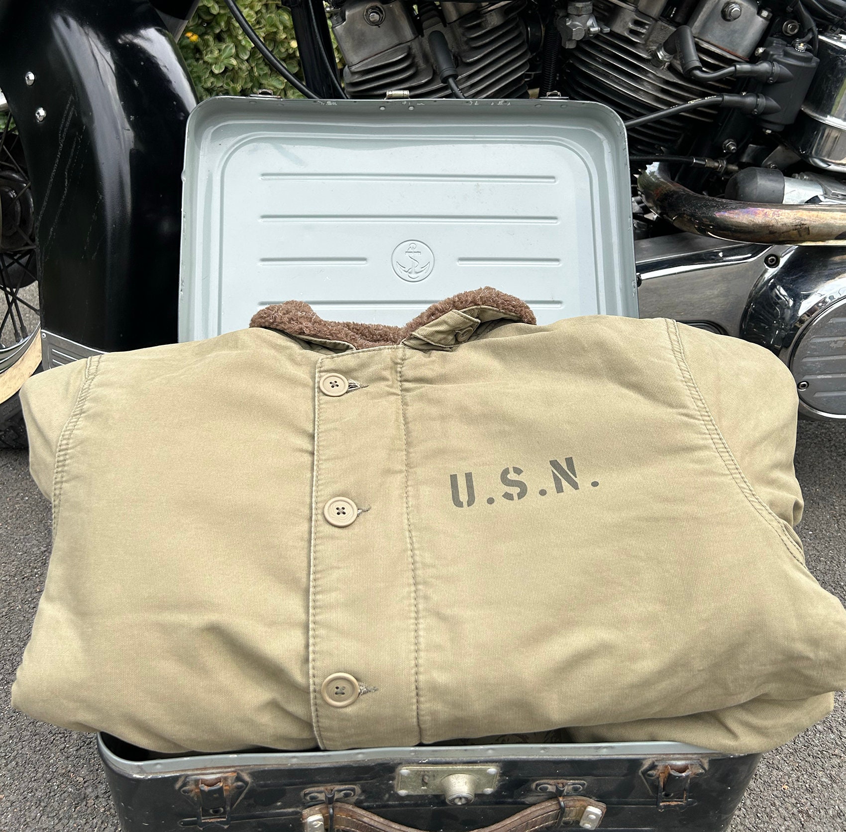 military N-1 DECK JACKET BOA grunge work