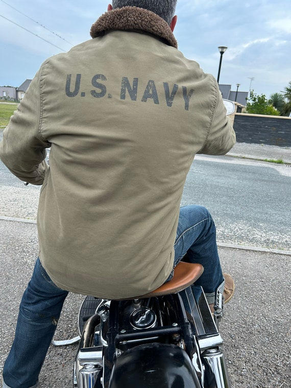 Navy khaki jacket online