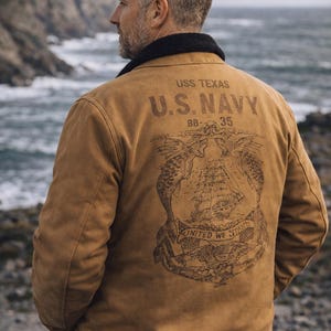 Military jacket - N1 deck jacket - "Sailor Tattoo" limited edition US Navy series