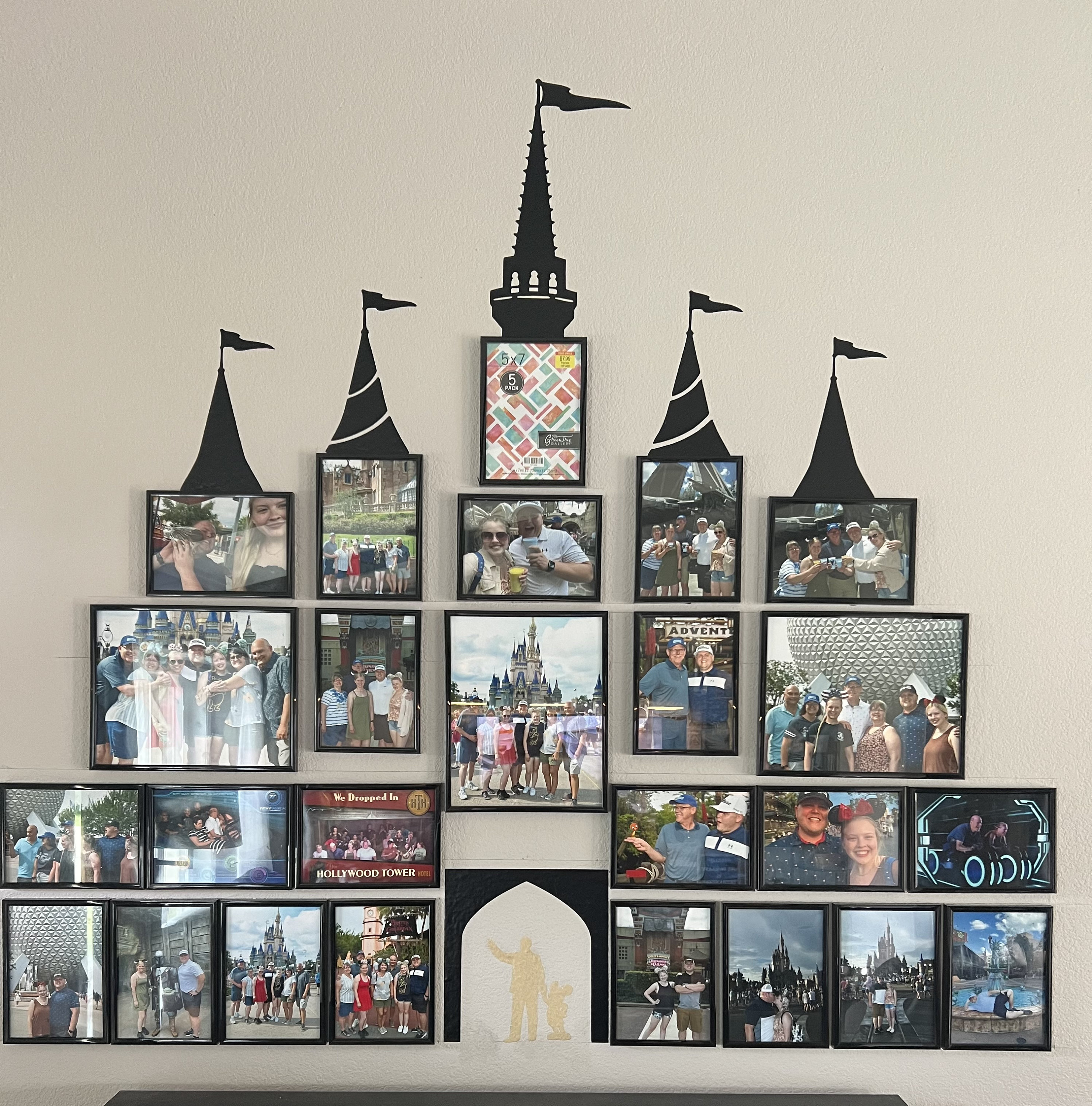 VINYL DECAL Disney Castle Wall Decal Disney Castle Photo Castle Decal
