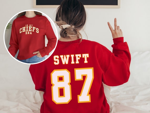 In My Chiefs Era Sweatshirt, Taylor's Version, Swift 87 Football Shirt,  Kelce Kansas City Chiefs, in My Kelce Era, Swift Chiefs Sweatshirt -   Canada