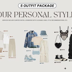 Virtual Personal Stylist | Personal Shopping | Styling Experience | Fashion Tips - 5 Outfits Package