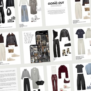 Fall/Winter Womenswear Outfit Style Guide (60+ outfits) – Timeless & Versatile Lookbook for Every Occasion