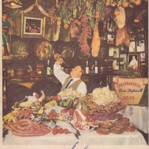 Spanien Barcelona Cataluna Los Caracoles Restaurant Postkarte