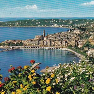 Cartão Postal França La Cote d'Azur Cap Martin