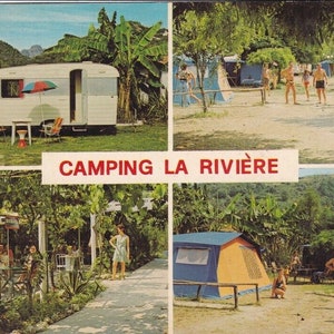 Cartão Postal França Camping La Riviere Cagnes Sur Mer