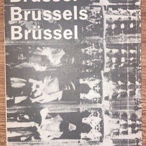 Brochure touristique de la Belgique, carte 40x50 cm Années 1960 Foire internationale de Bruxelles