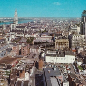 Cartolina panoramica del Belgio Anversa / Anvers