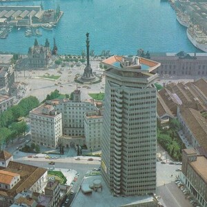 Spanien Barcelona Puerta Aussicht Postkarte