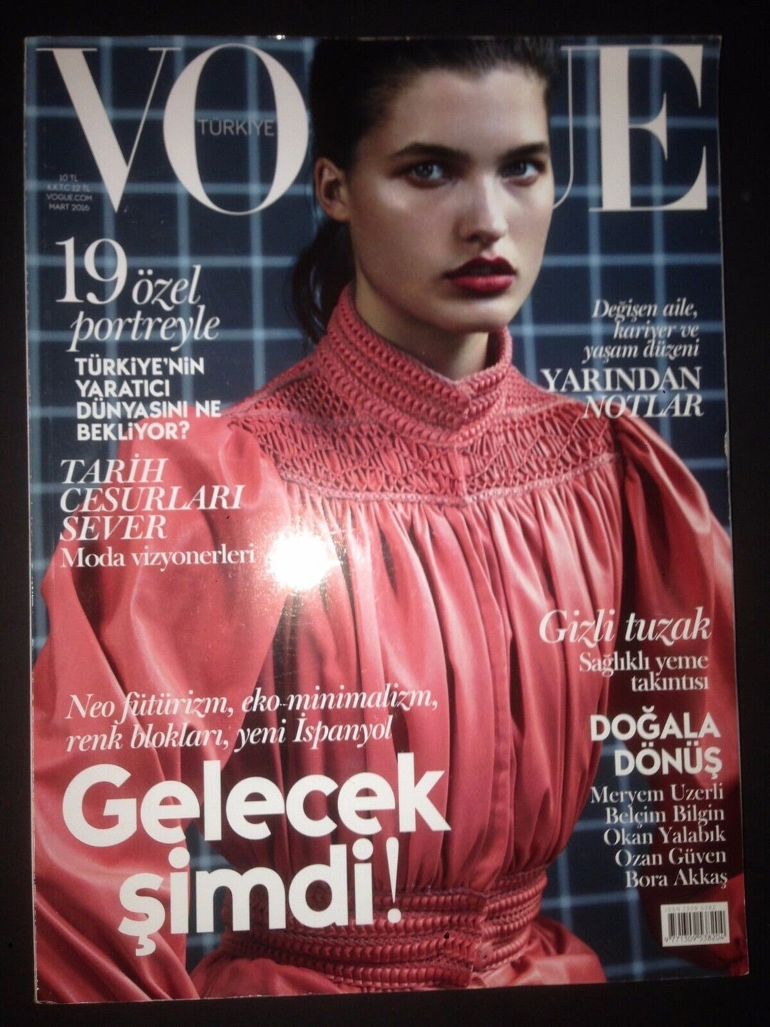Vogue Turkey Turkish March 2016 Julia Van Os - Etsy