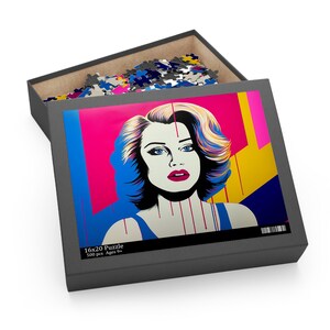 Rompecabezas premium - Mujeres poderosas Pop Art 120/252/500 piezas Rompecabezas en caja de regalo Art By ABE Puzzle (120, 252, 500 piezas)