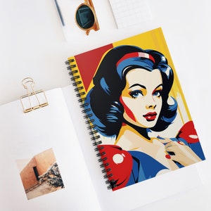 Snow White, Journal, Blank Book, Diary, Princess, Spiral Notebook - Ruled Line