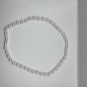 Pearl seed bead necklace